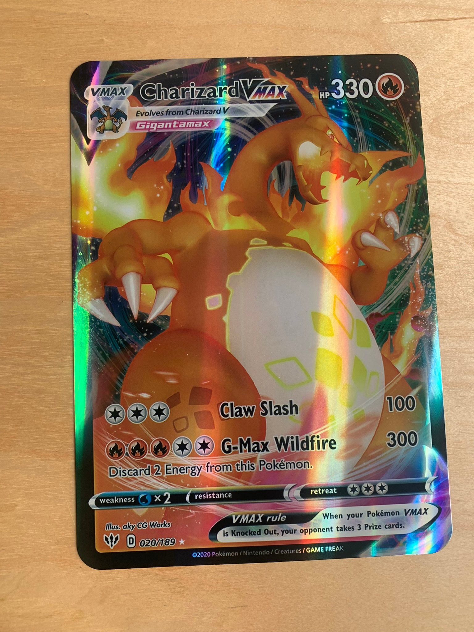 GIANT Pokemon Card VMAX VSTAR Charizard - Etsy