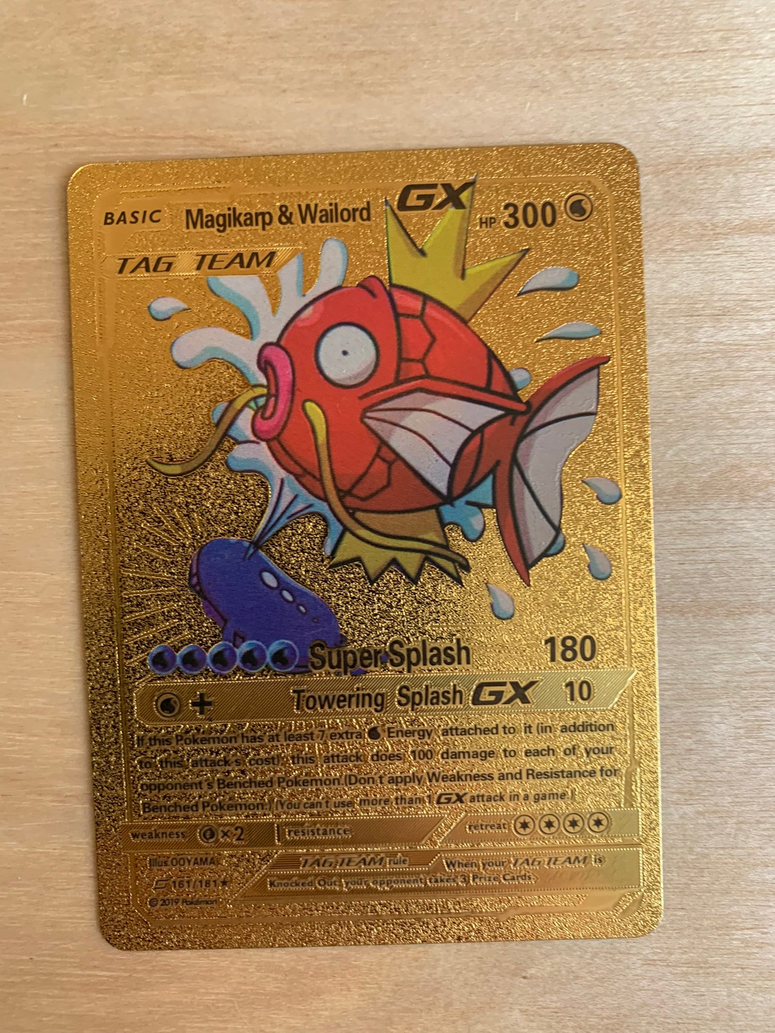 Pokemon Card Gold Foil Promo VMAX GX VSTAR Rainbow Collectable