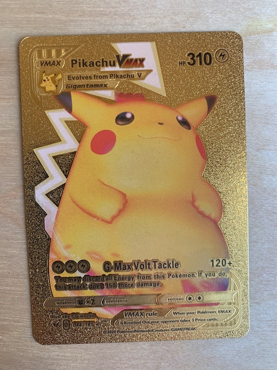 Pokemon Card Gold Foil Promo VMAX GX VSTAR Pikachu Flareon Sylveon Rainbow  Collectable Batch 9 - Etsy