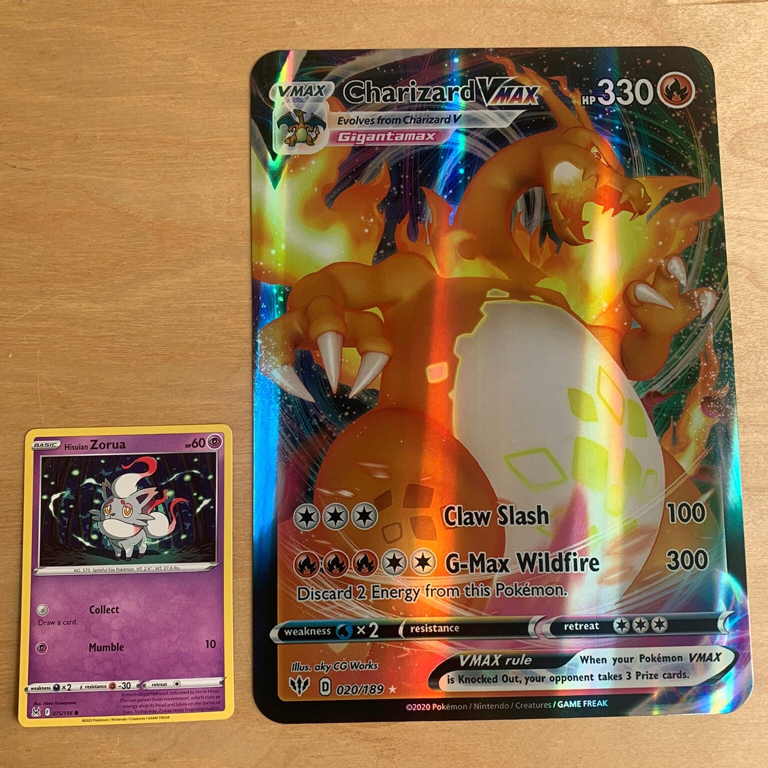 GIANT Pokemon Card VMAX VSTAR Charizard GIANT Pokemon Card VMAX VSTAR Charizard