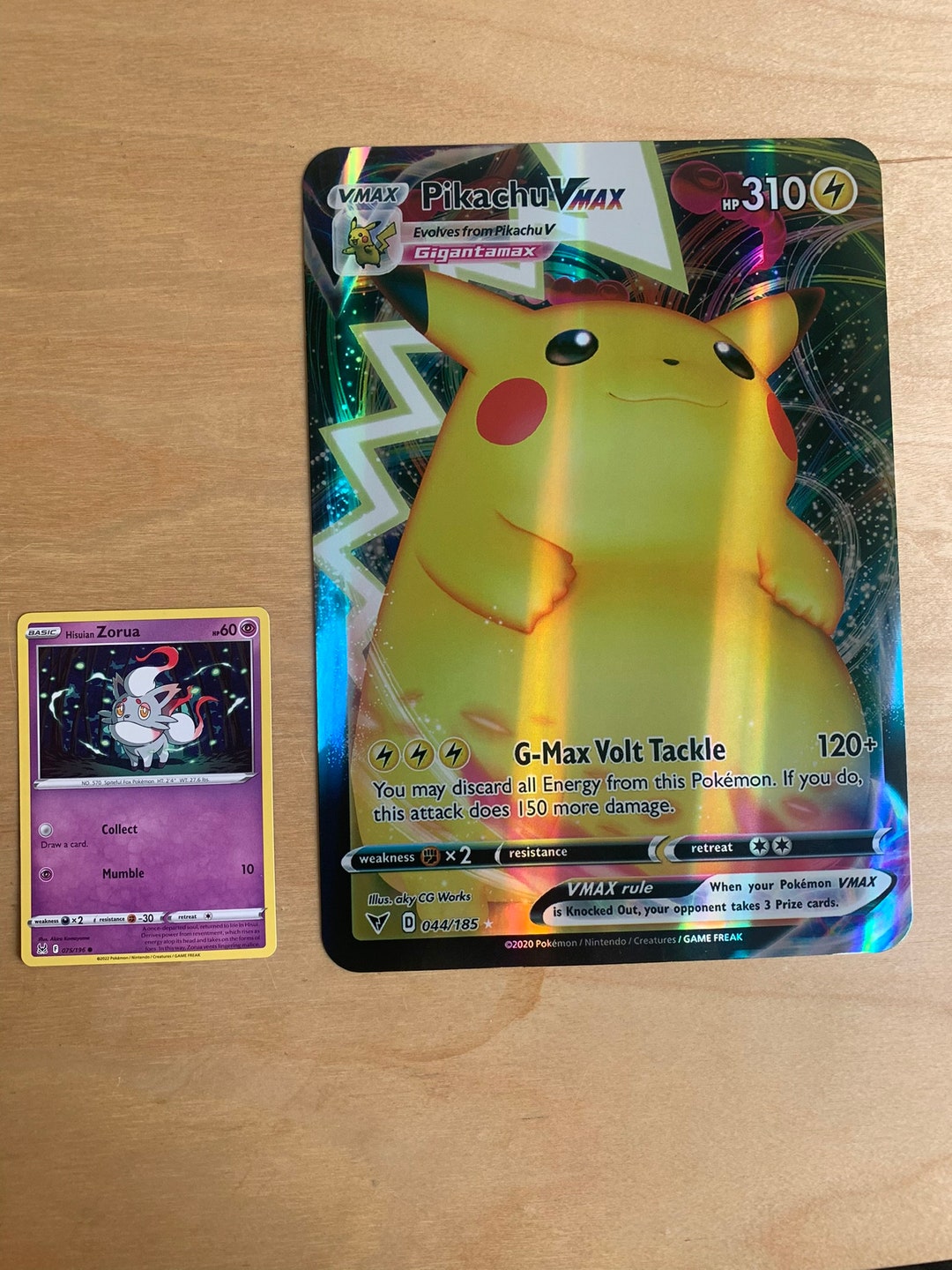 GIANT Pokemon Card VMAX VSTAR Pikachu Vmax Etsy UK