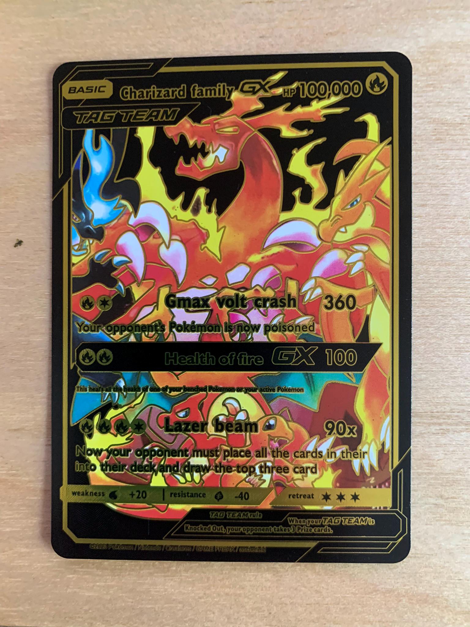 black and gold custom pokemon cards A Holographic History Of The