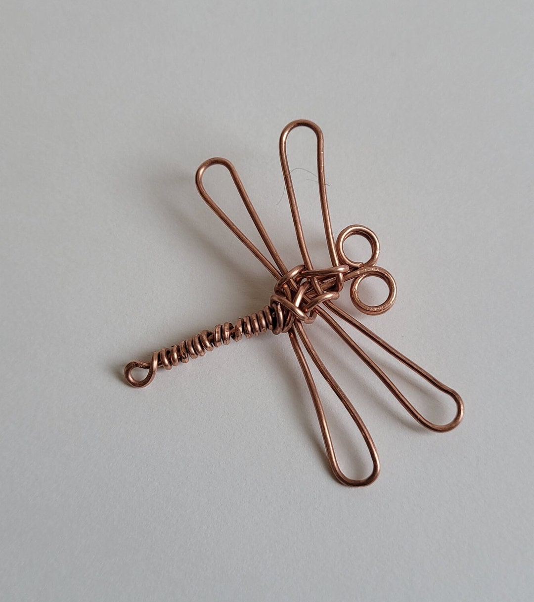 Copper Wire Dragonfly Etsy