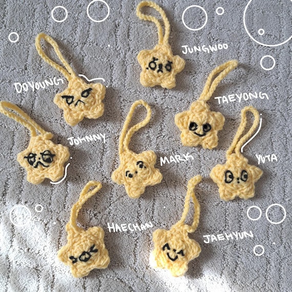 NCT 127 かぎ針編み ヒトデ キーチェーン - Etsy 日本