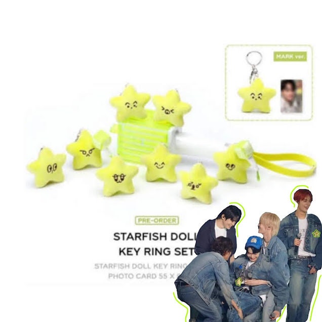 NCT 127 - Black Starfish Doll Keyring [2025 4th Tour 'NEO