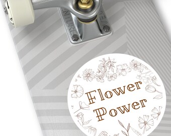 Flower Power Sticker (Indoor/Outdoor)