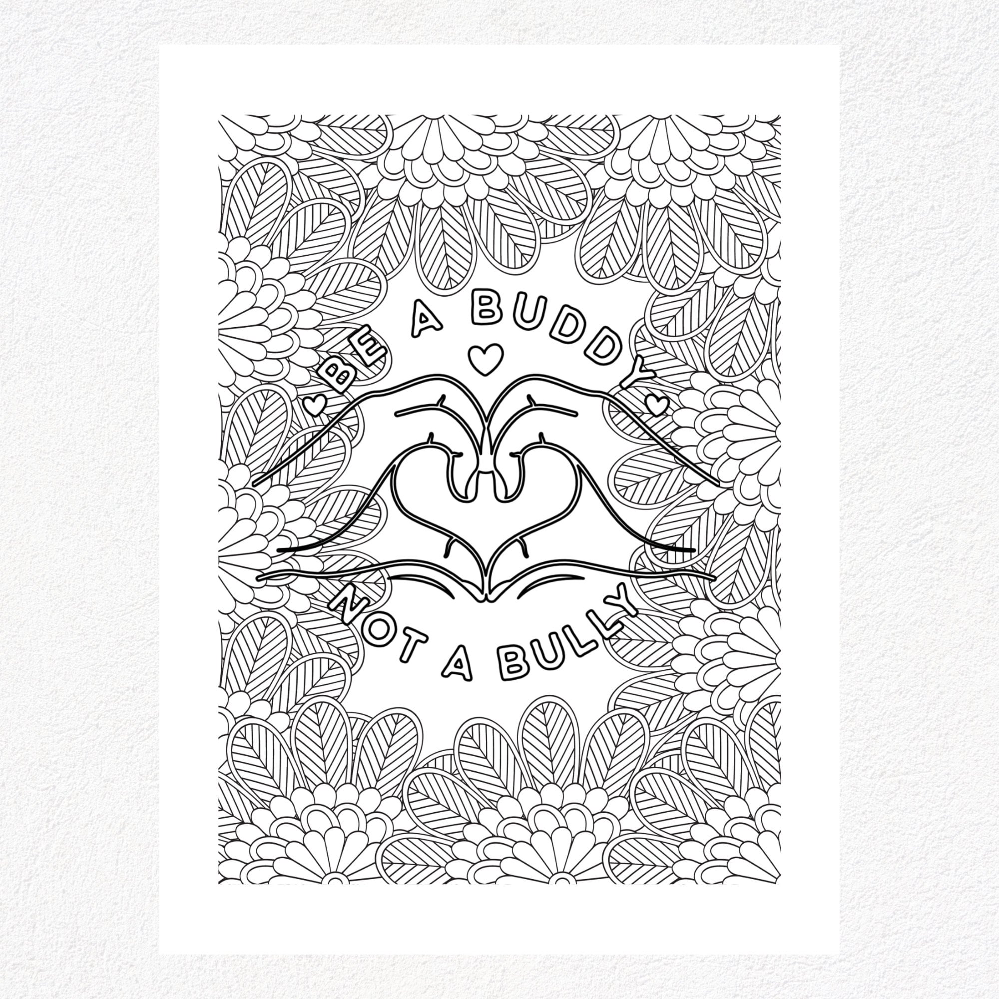 Free Printable Anti Bullying Color Sheets Free Coloring Sheet Free Printable Anti Bullying Color Sheets Free Coloring Sheet