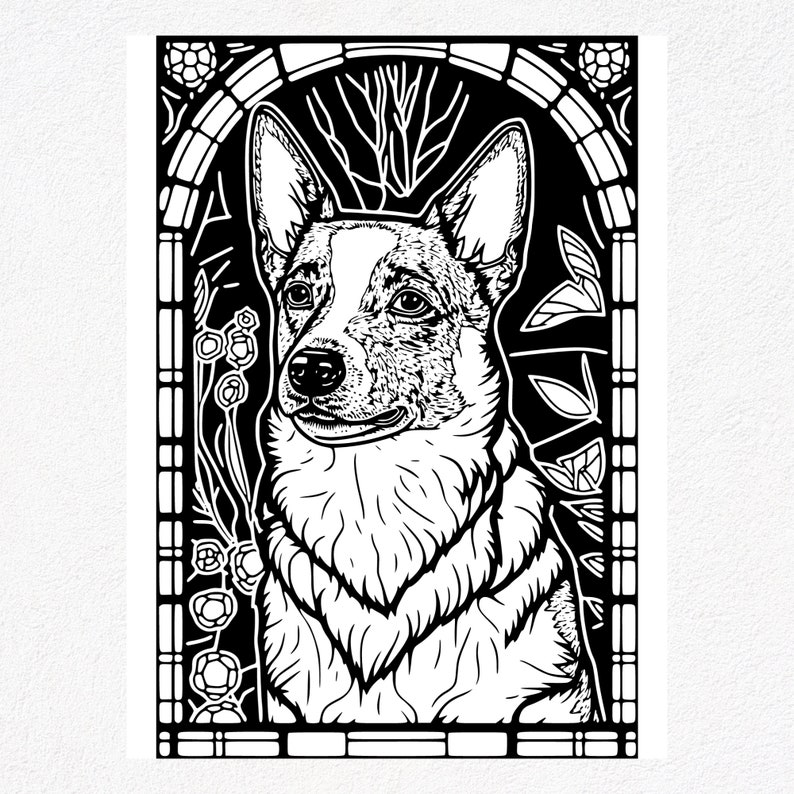 35 Instant Download Australian Cattle Dog Coloring Pages Perfect Pet ...