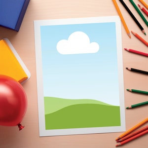 Activity Sheet Mockups - Kids coloring