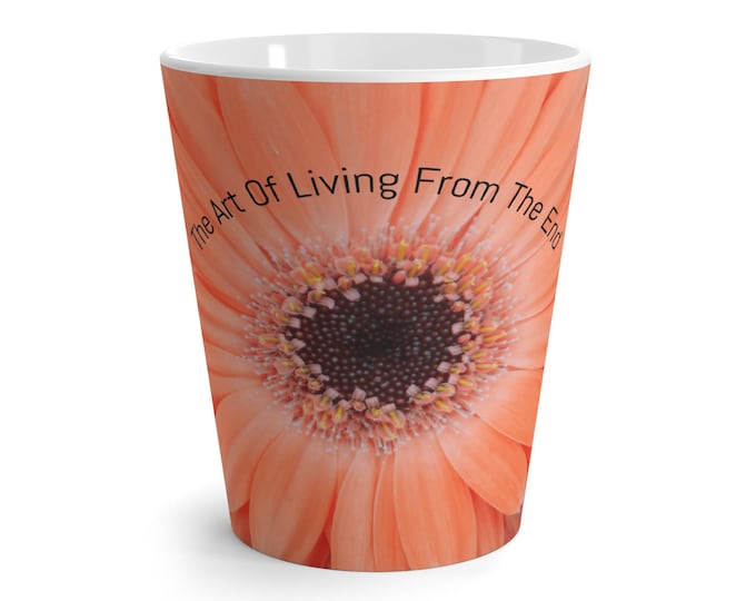 Gerber Daisy Latte Mug: Inspirational Floral Coffee Cup