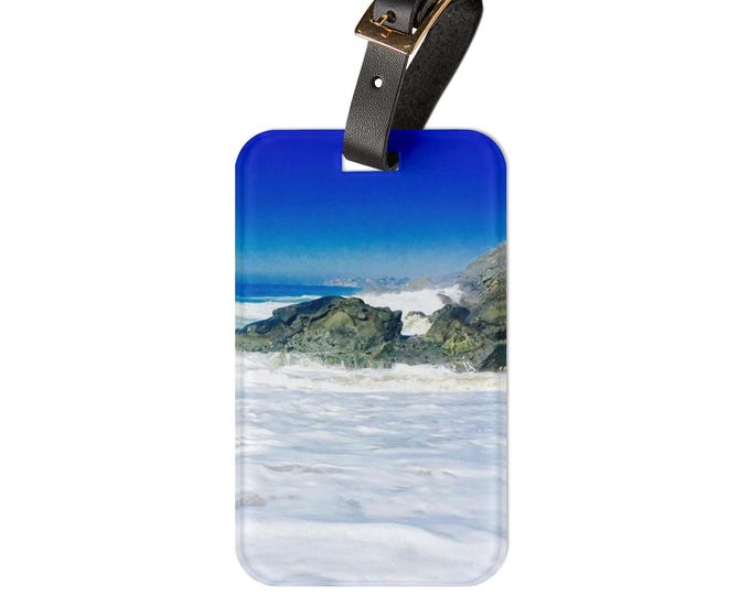 Custom Perosnalized Luggage Tag, Sea Inspired Luggage Tags, Travel Tags, Gift for Her, Travel Essential, Travel Accessories