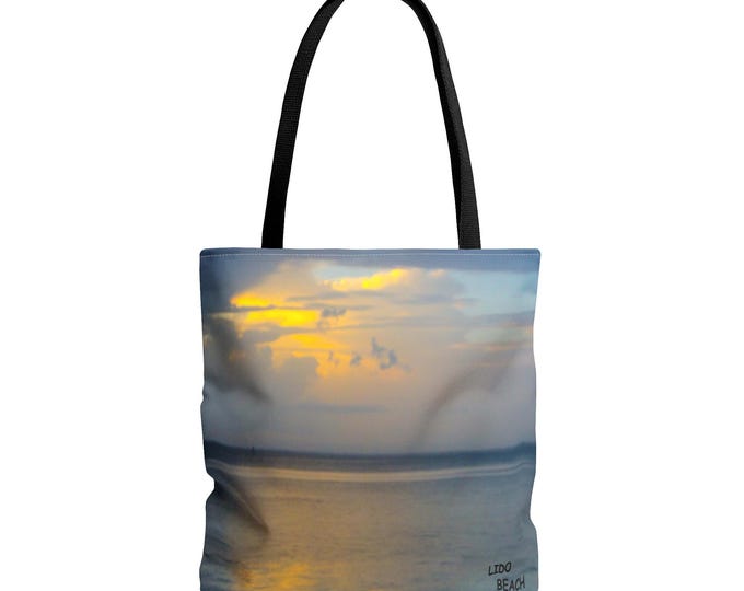 Nantucket Baby Blues Ocean Inspired AOP Tote Bag