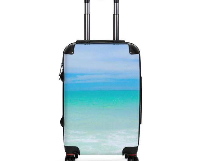 Cotton Candy Sky Luggage: Vibrant Polycarbonate Travel Suitcase