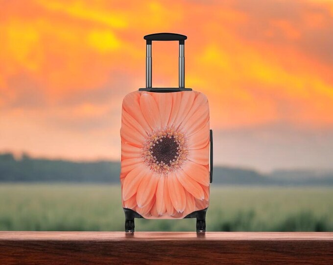 Floral Luggage Cover Suitcase Protector, Customize Luggage Cover, Travel Essential, Gift for Traveler