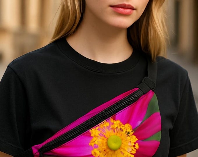 Lemon Berry Floral Crossbody Bag: Lightweight Designer Travel Bag