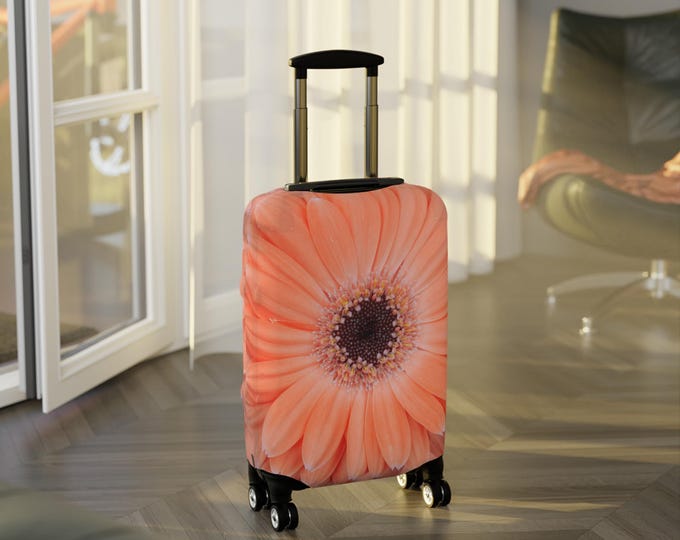 Floral Luggage Cover Suitcase Protector, Customize Luggage Cover, Travel Essential, Gift for Traveler