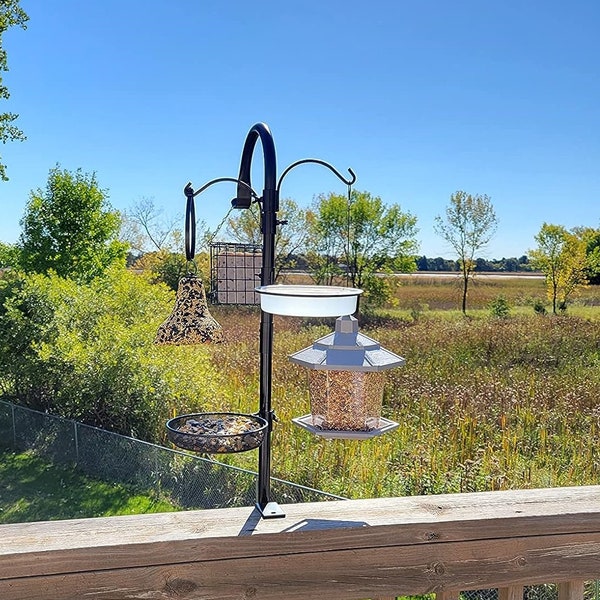 Bird Feeder Pole Tall Etsy
