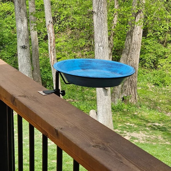 Rail Mounted Bird Feeder Etsy