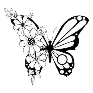 Spring Butterfly Metal Wall Art Home Decor