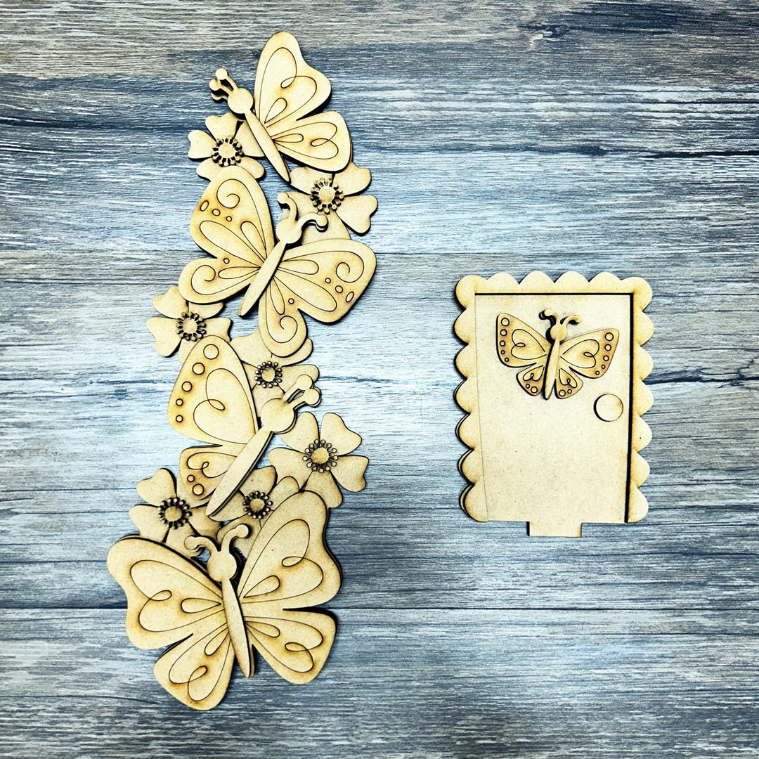 Butterflies Birdhouse Add-on | DIY Spring Summer Butterfly Shelf Decor ...