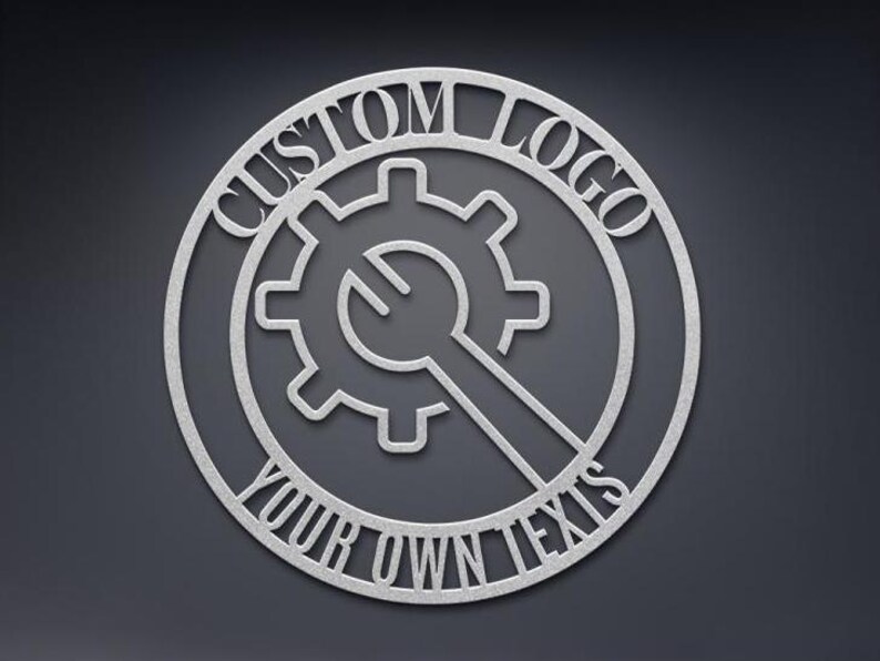Your Metal Sign Your Custom Text Metal Sign Your Logo Here Sign Custom ...