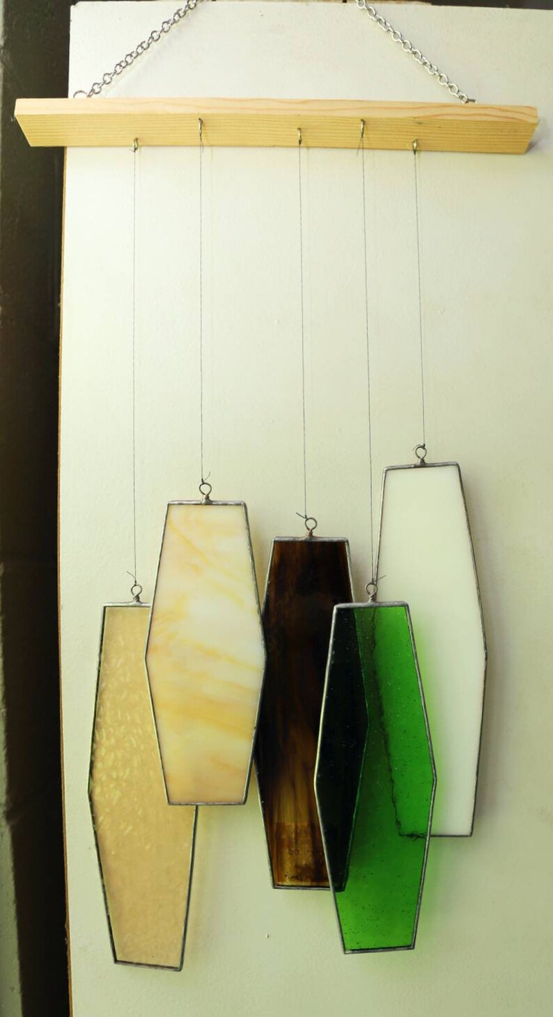 Irish Cream Stained Glass Suncatcher - Etsy