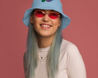 Vriendelijke BUCKET HAT, katoenen bucket hat, wandelhoed, voor dames en heren