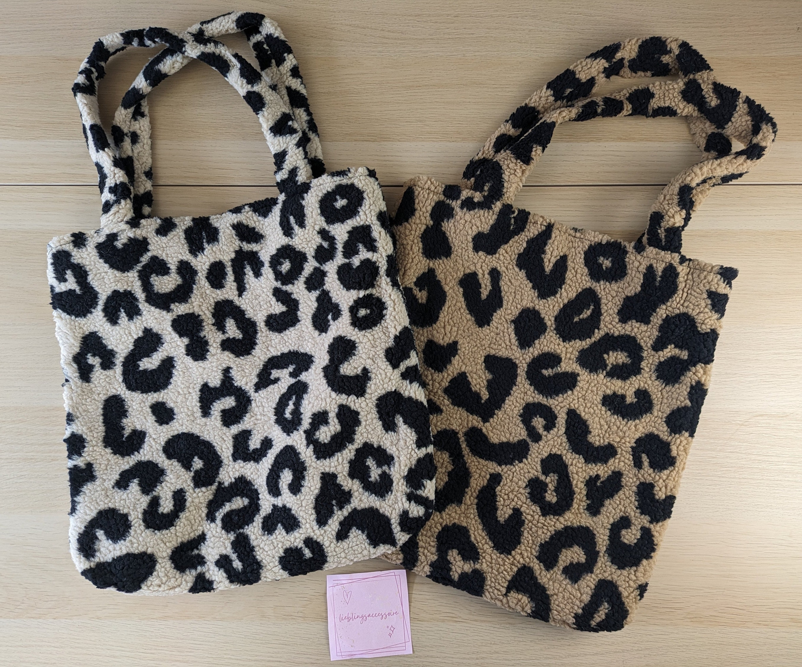 Teddy PlÃ¼sch Taschen Damen Leo Teddy Shopper Teddy Plüsch Tasche