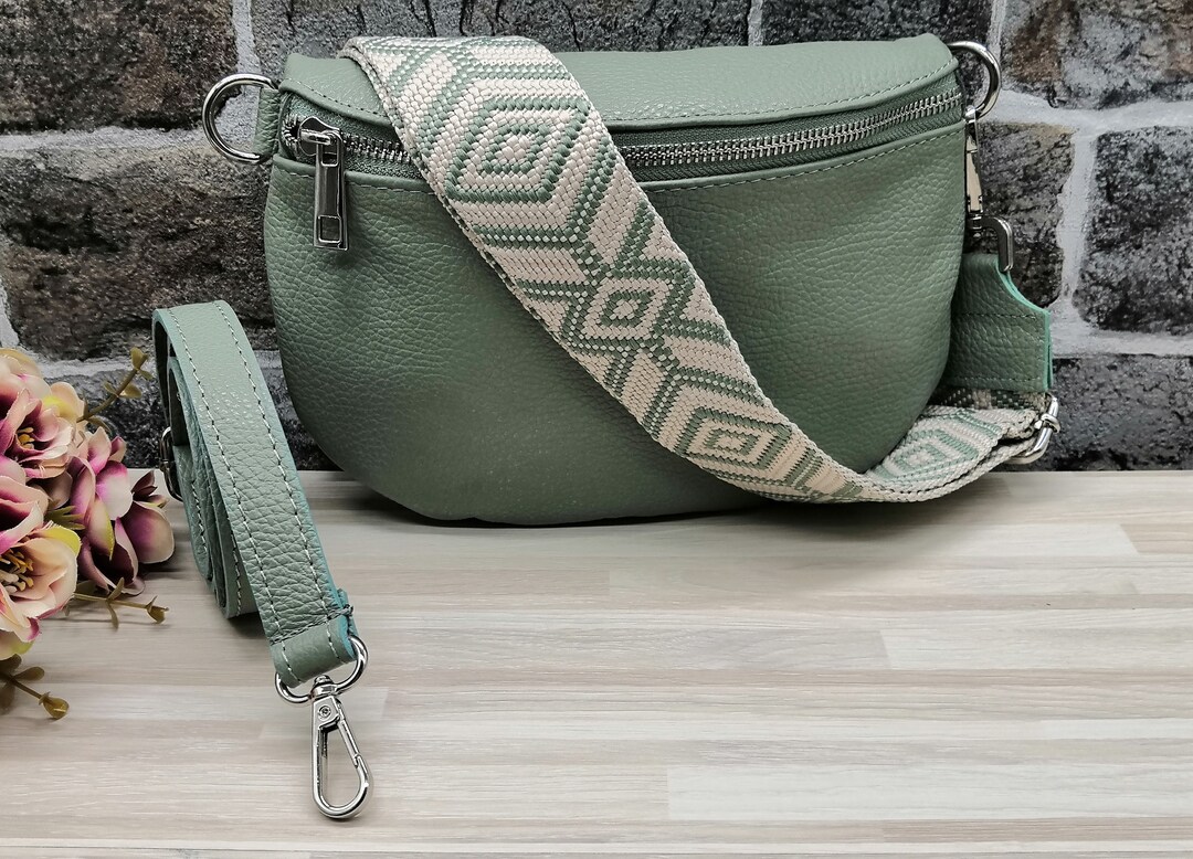 Damen Handy Umhängetasche Vegan Leder Crossbody