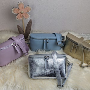 Crossbody Bag Leder ,trendige Cross Body Tasche, Umhängetasche, feste Bauchtasche Leder,Sling Bag, Hüft Tasche,Geschenk Muttertag Geburtstag