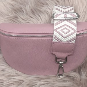 In 4 Farben! Italy Bauchtasche in Größe S & M, schwarz,beige,mintgrün,Damen Crossbody Tasche aus Leder, Trend, Geschenk Geburtstag,Muttertag