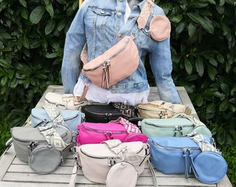 Heuptasje met tasriem met patroon, kleine portemonnee, sleutelhanger, veganistisch leer, crossbody tas van kunstleer, verjaardag, vakantie