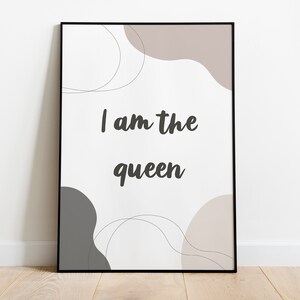 Printable Wall Art Digital Art Download Poster i Am - Etsy