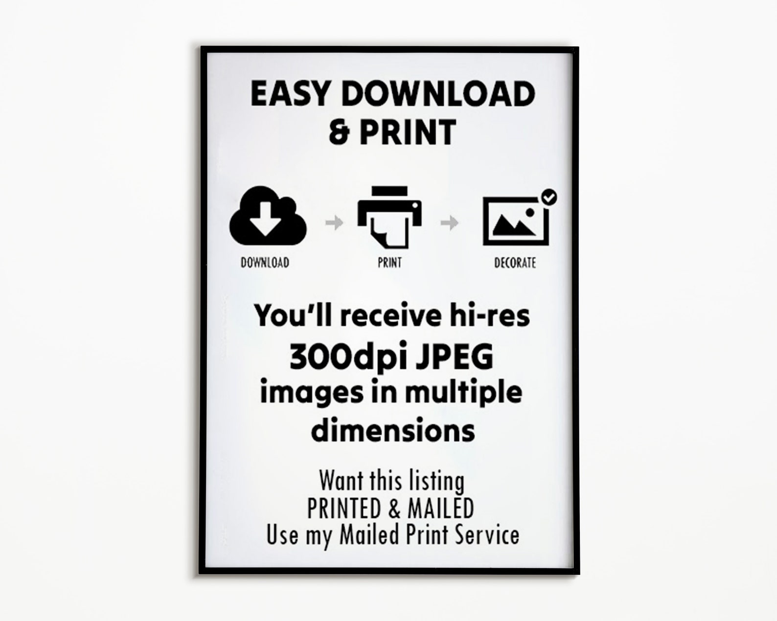 Printable Wall Art Digital Art Download Poster i Am - Etsy