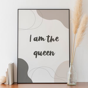 Printable Wall Art Digital Art Download Poster i Am - Etsy