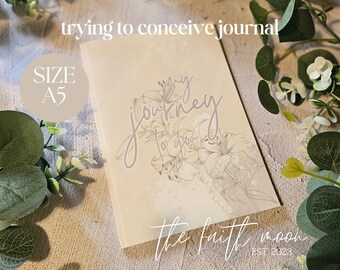 Trying To Conceive, ttc Journal, 12 Month Cycle, TTC Ovulation/Pregnancy Journal, PCOS Friendly, Trying For Baby, ttc Tracker