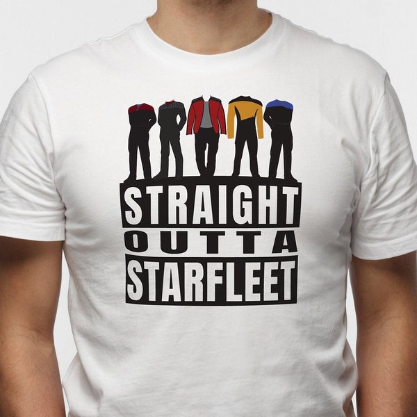 Star Trek The Next Generation Straight Outta Starfleet T-Shirt