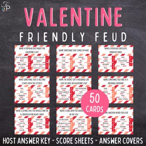 Valentinstag Freundschaftsspiel | Spaß druckbares Valentinstag Party Spiel für Kinder, Jugendliche, Erwachsene | Familie & Klassenzimmer