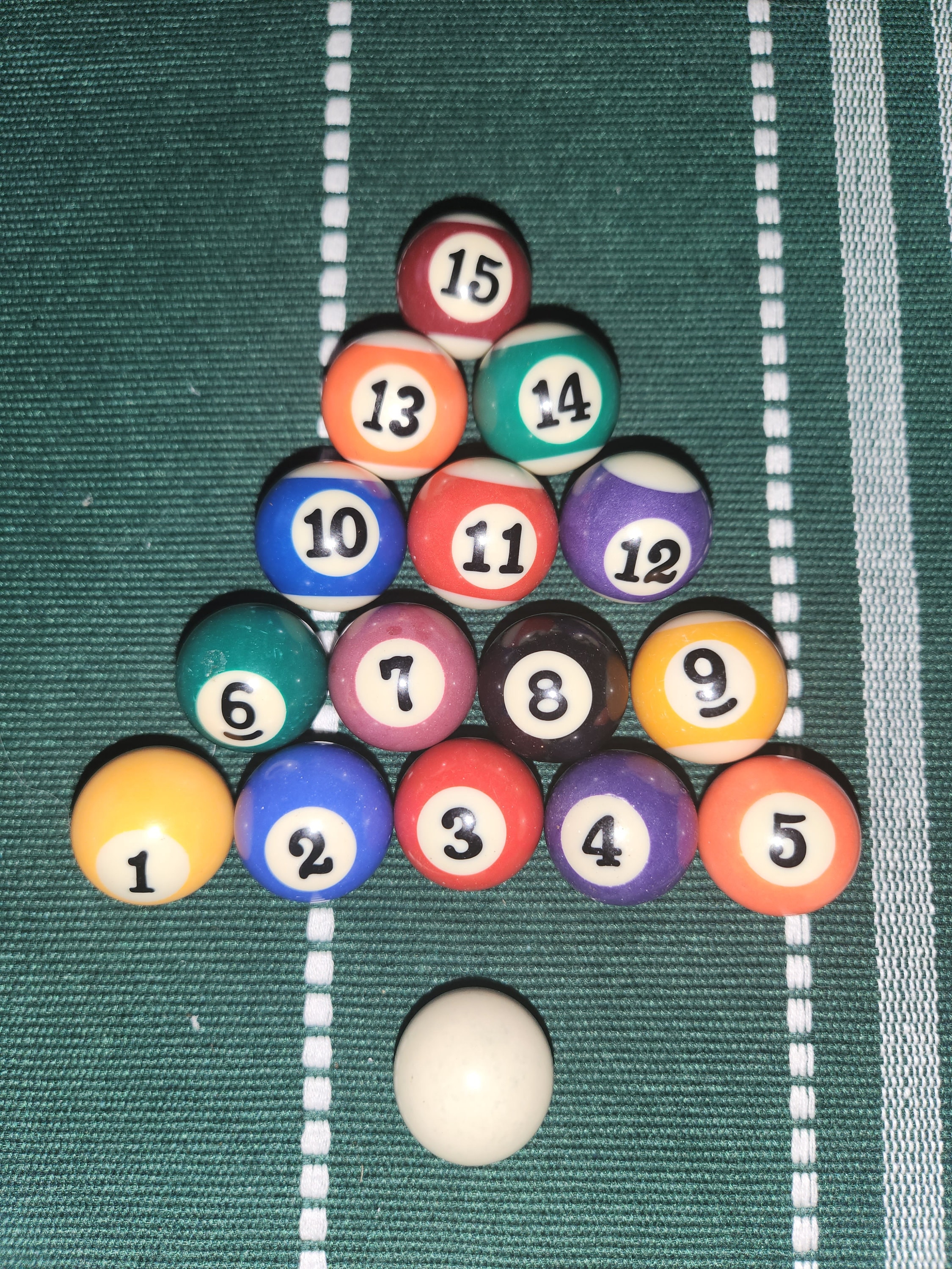 Mini Billiard Balls. Sold Separately! (0.98 inch)