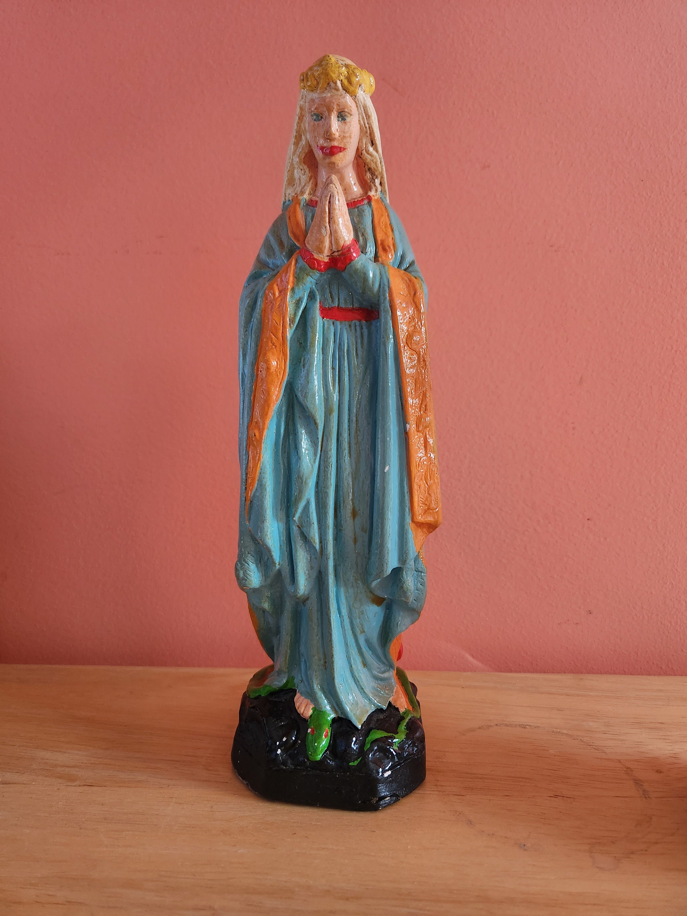 1960 Vintage Religious Figurines From Italy Etsy