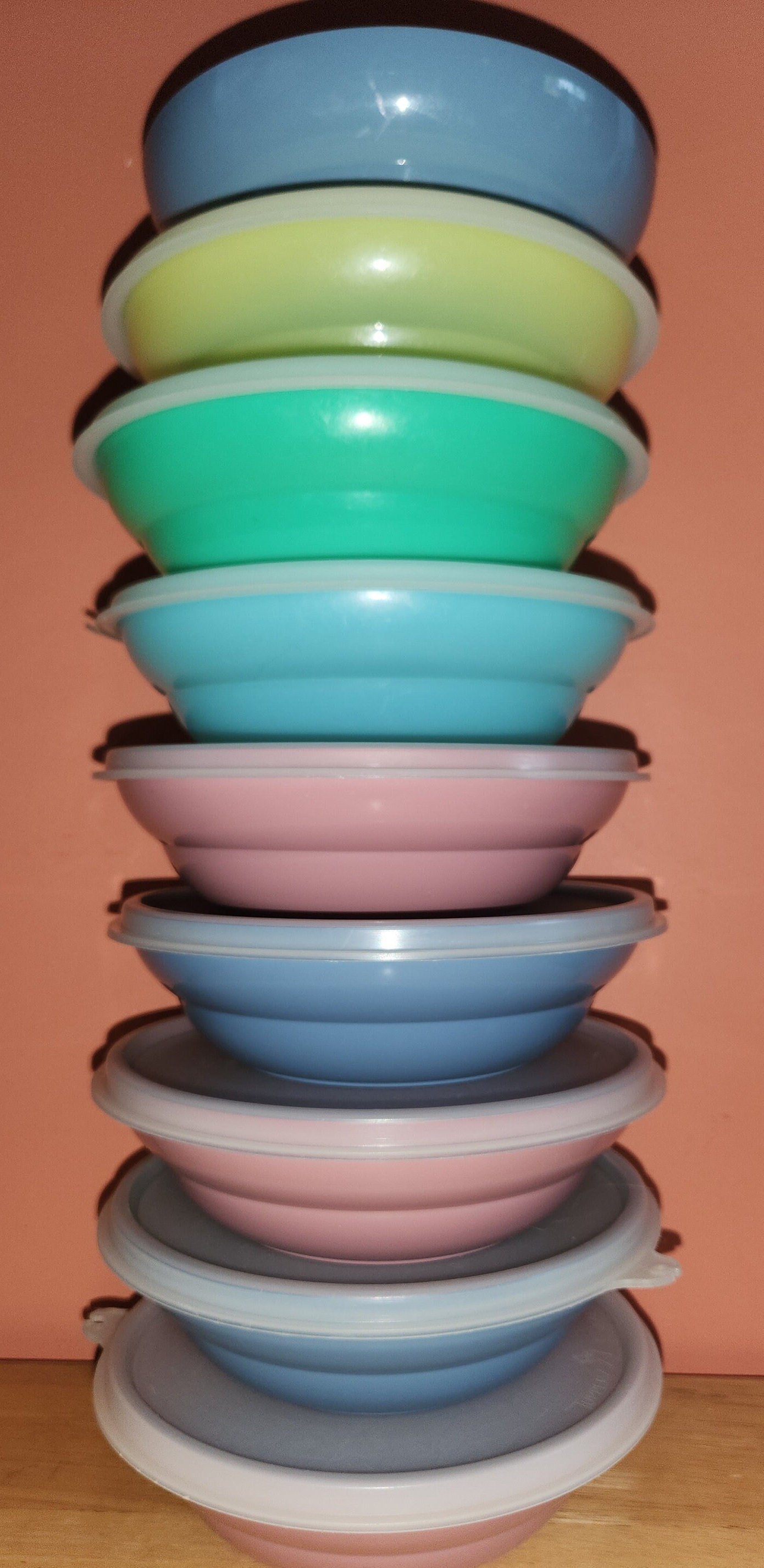Tupperware impressions 32 Cup Mixing Salad Fruit BOWL #6090 Teal NEW