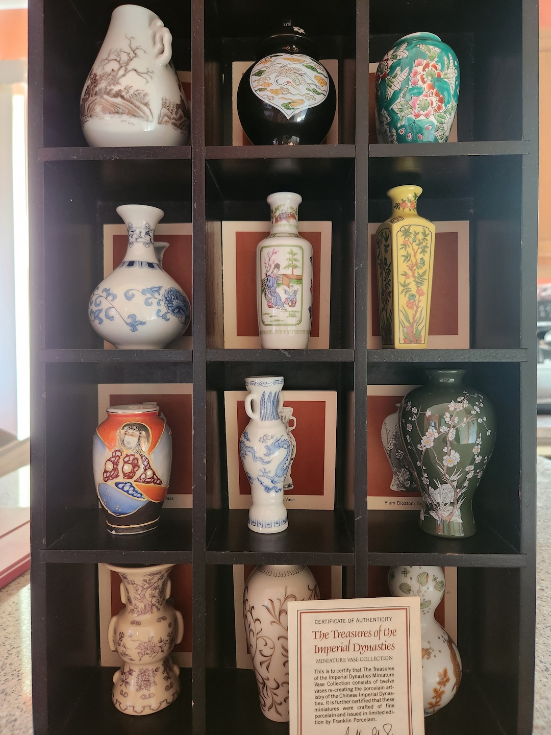 【まとめ売り】美品花瓶10点　Traditional Japanese vase Kutaniyaki Handcrafted Yama no Megumi Vase Collection - MASU