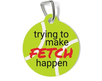 Gepersonaliseerde Fetch Mean Girls-tag voor honden en katten
