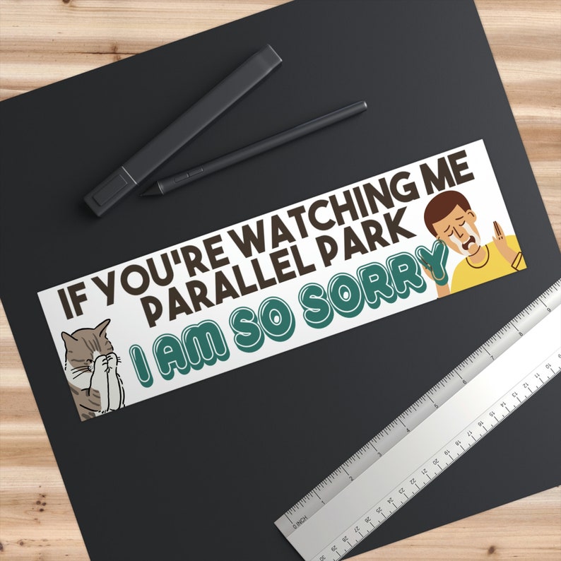 Parallel Parking Bumper Sticker Funny - Etsy