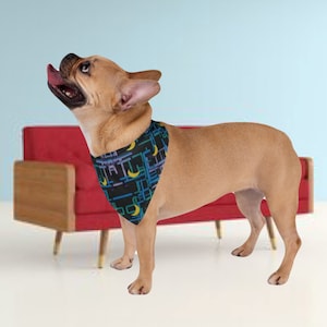 ITYSL Dog Flashes Pet Bandana for Dogs and Cats- 2 Sizes I think you should leave Dan