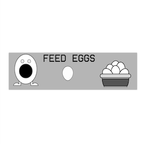 ITYSL Feed Eggs Autoaufkleber Lustige I Think You Should Leave
