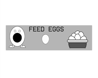 ITYSL Feed Eggs Bumper Sticker Funny I Think You Should Leave