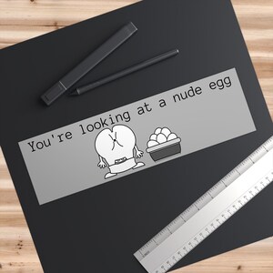 ITYSL Nude Egg Bumper Sticker Funny I Think You Should Leave - Etsy