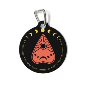 Ouija Board Halloween Personalized  Pet Tag for Dogs and Cats