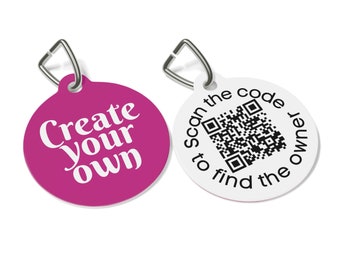 Create Your Own QR Code Pet ID Tag for Dogs and Cats Powered by PingTags